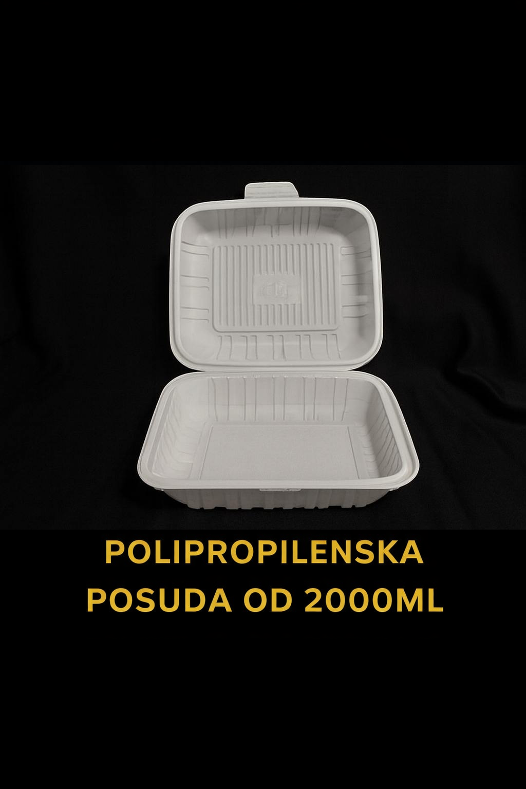 Polipropilenska posuda 2000 ml bez pregrada