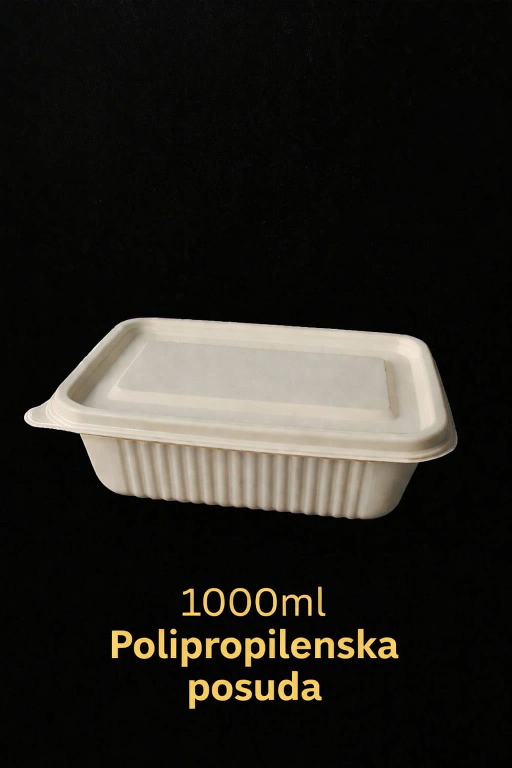 Polipropilenska posuda bez pregrada 1000 ml